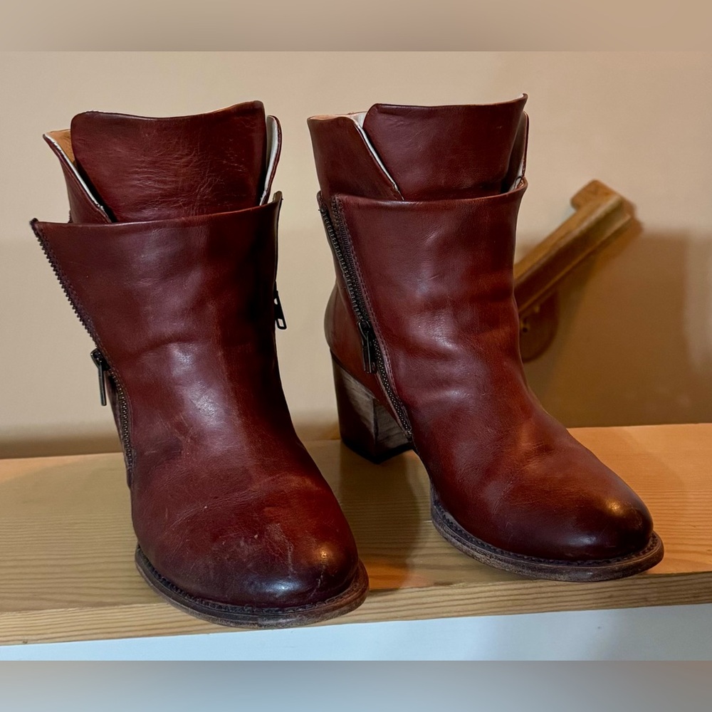🔥 FREEBIRD by Steven “Carley” Red Leather Boots – Women’s Size 11 🔥